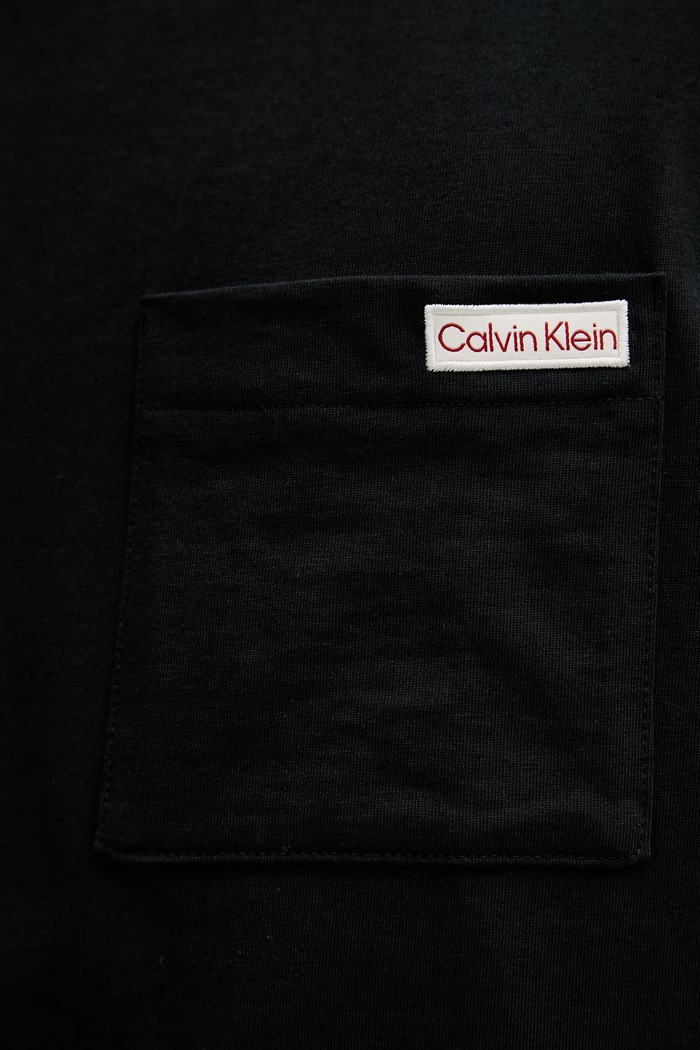 Calvin Klein Jeans Tričko pánske bavlnené LV04RF280G čierna