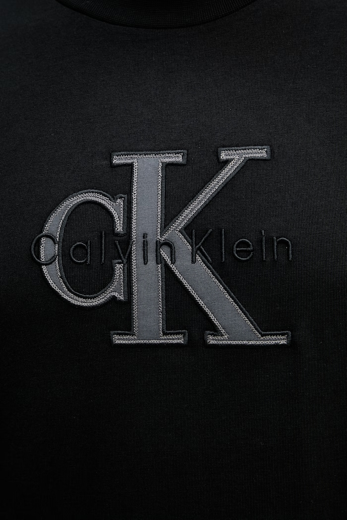 Calvin Klein Jeans tričko pánske bavlnené LV04RF819G čierna