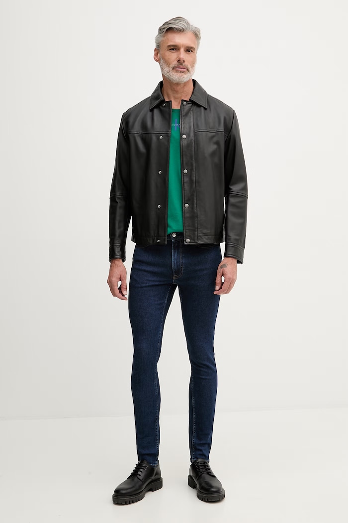 Calvin Klein Jeans Boxer pentru bărbați bumbac LV04RF850G verde SS26