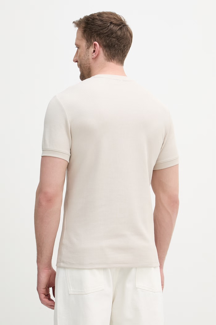 Дрехи Calvin Klein Jeans тениска мъжка с памук LV04RF206G бежов