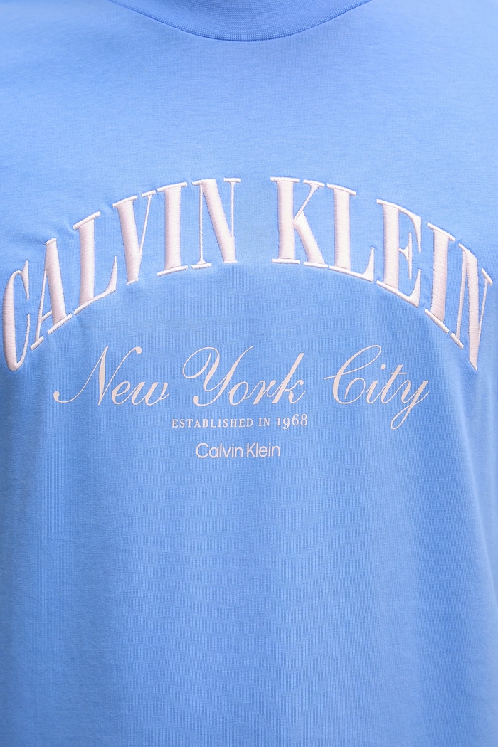 Calvin Klein Jeans tričko pánske bavlnené LV04RF820G modrá