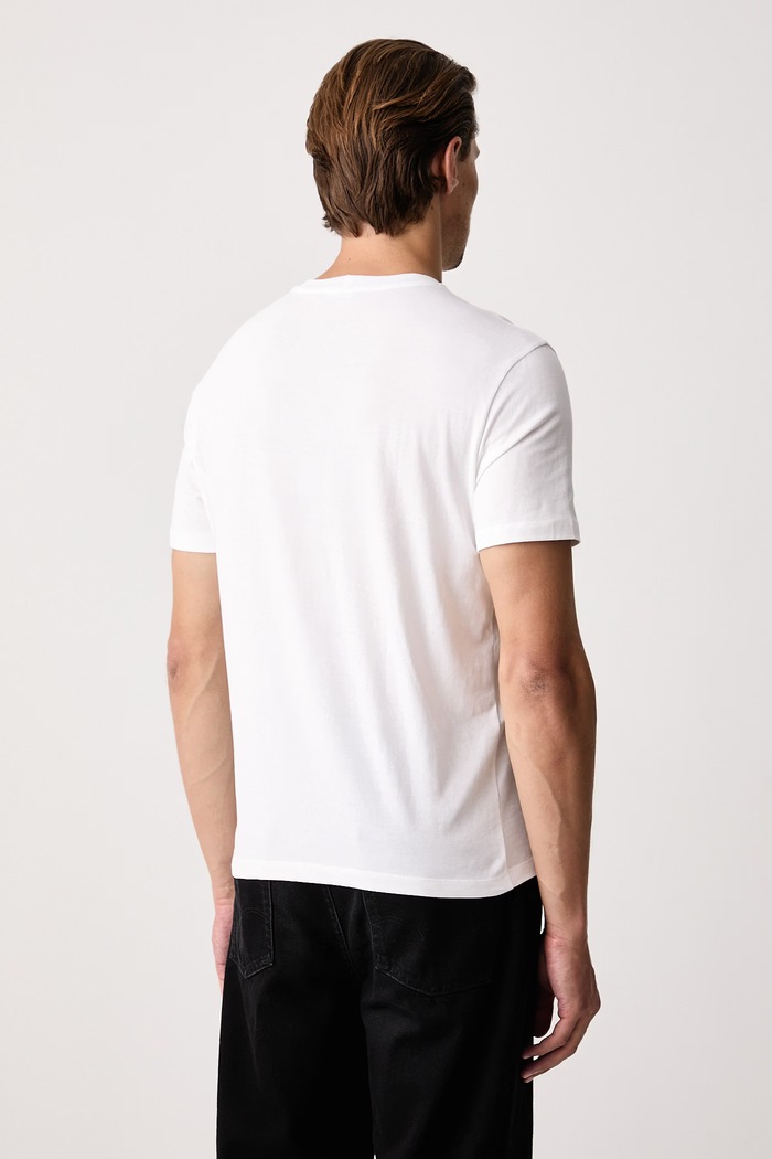 United Colors of Benetton Tričko pánské bavlněné 39VFU1096 bílá SS26