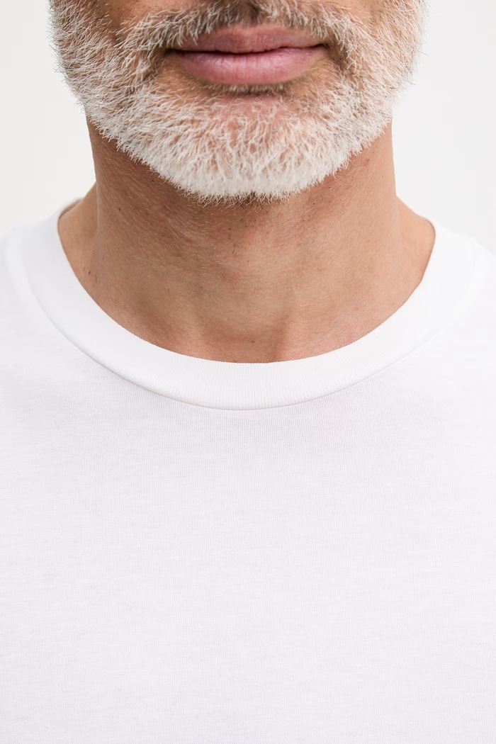United Colors of Benetton t-shirt męski bawełniany biały 3H3WU10BJ