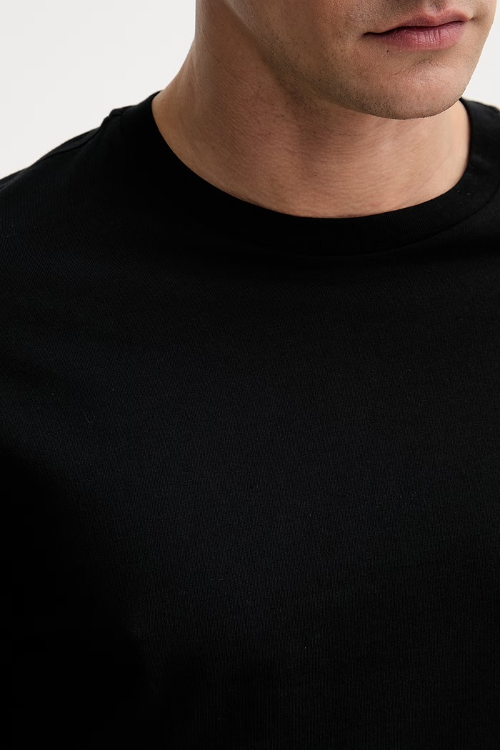 United Colors of Benetton tricou pentru bărbați, din bumbac 3H3WU10BJ negru