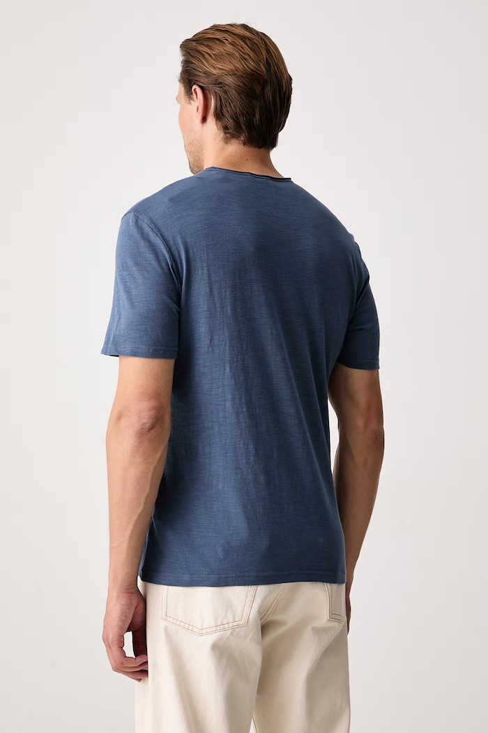 United Colors of Benetton T-shirt męski bawełniany 3N78U10C2 niebieski SS26