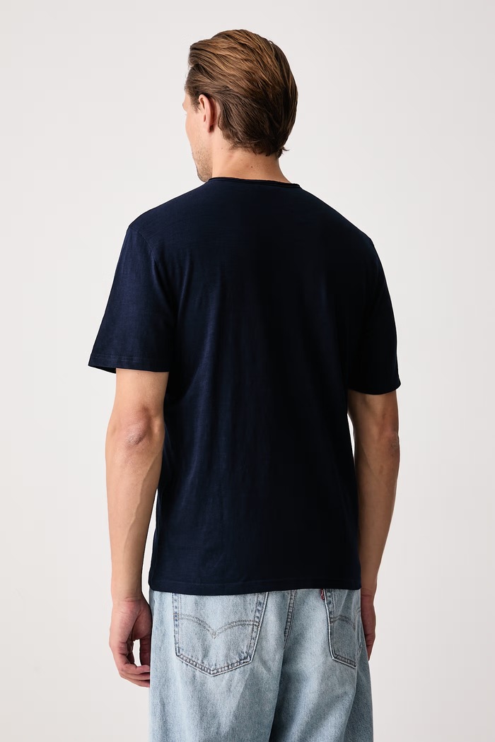 United Colors of Benetton T-shirt męski bawełniany granatowy 3N78U10C2