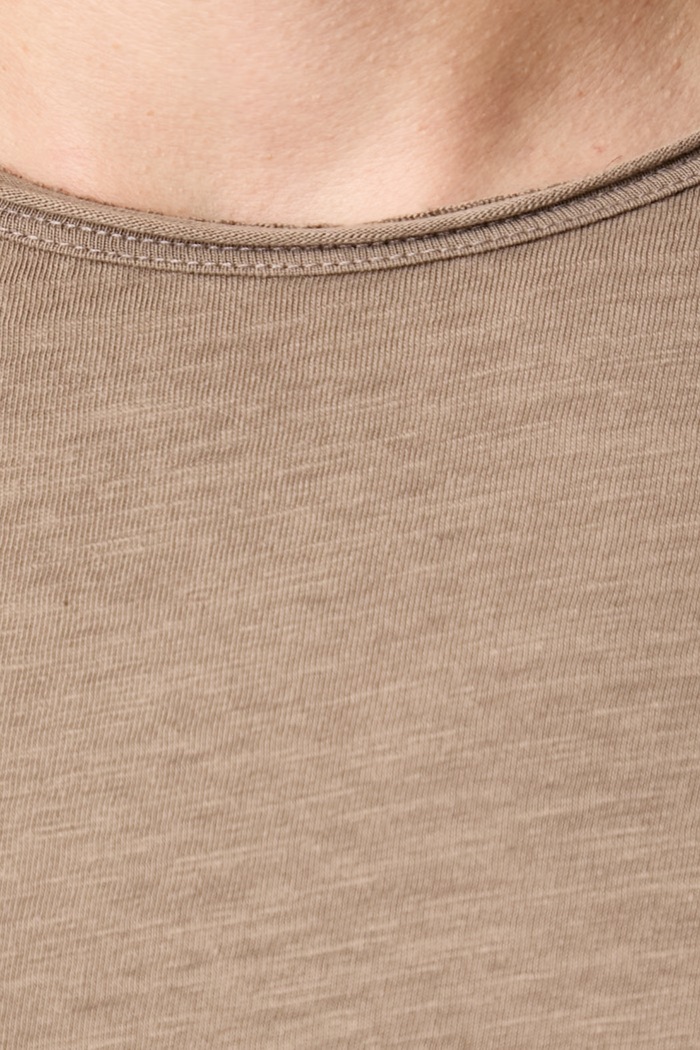 United Colors of Benetton T-shirt męski bawełniany 3N78U10C2 brązowy SS26