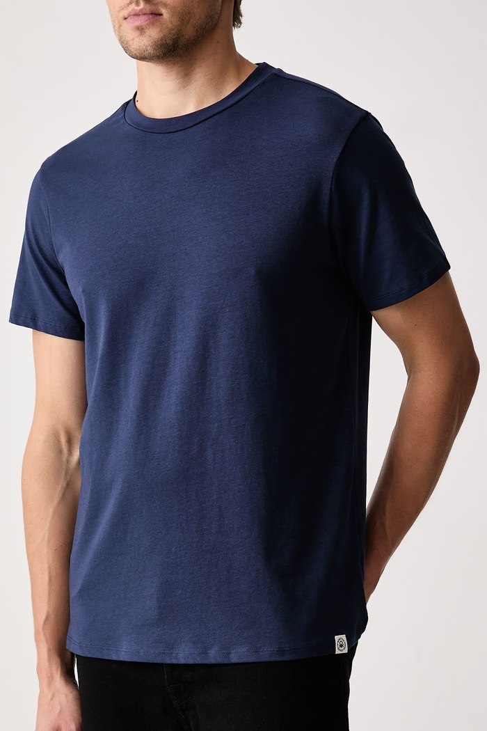 Odzież United Colors of Benetton T-shirt męski bawełniany 3N78U10C2 czarny