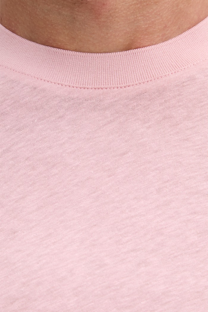 United Colors of Benetton T-shirt męski z bawełną 36IBU10CE różowy