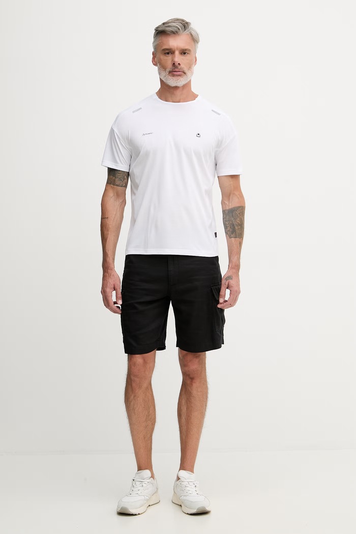 United Colors of Benetton tričko pánske 3PIEU10BS biela SS26
