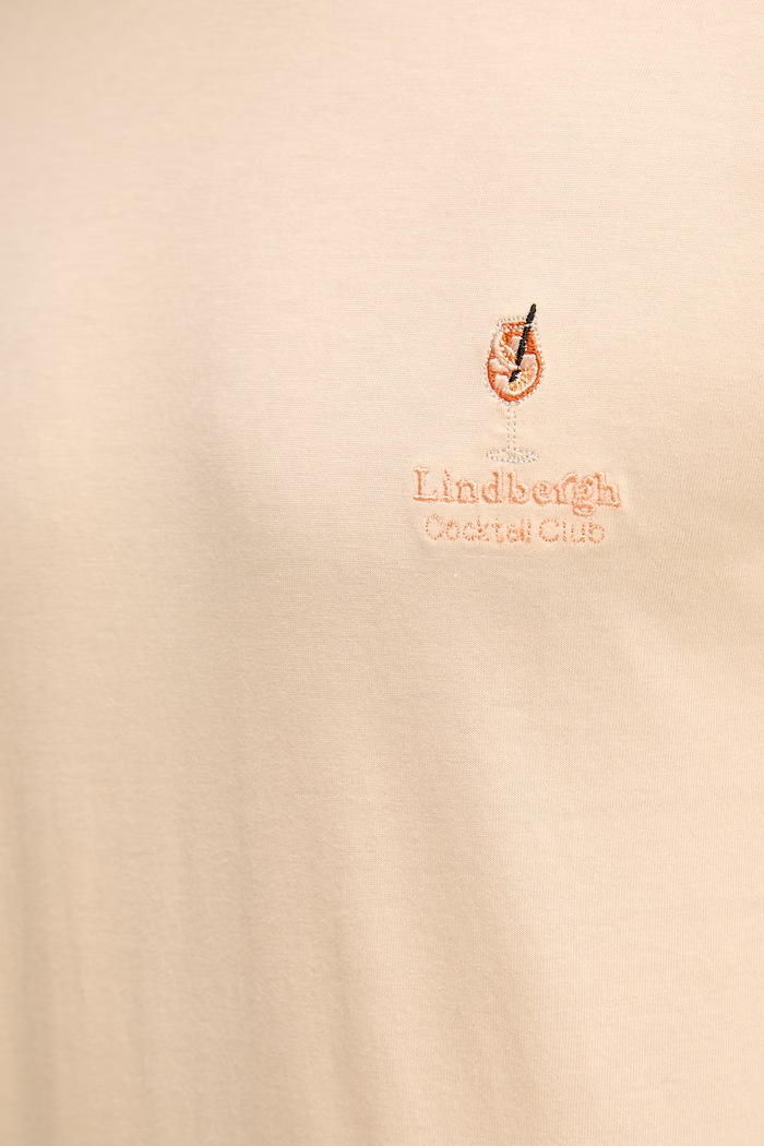 Lindbergh pánske bavlnené tričko 30.400299 oranžová