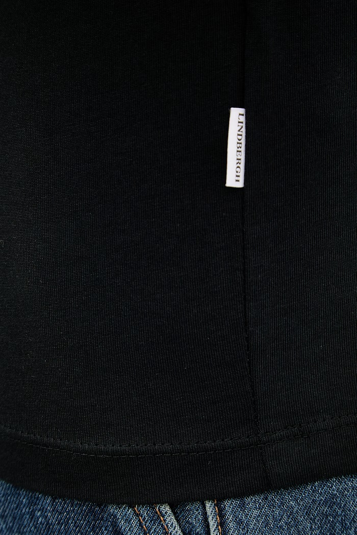 Lindbergh tricou pentru bărbați din bumbac 30.410010 negru