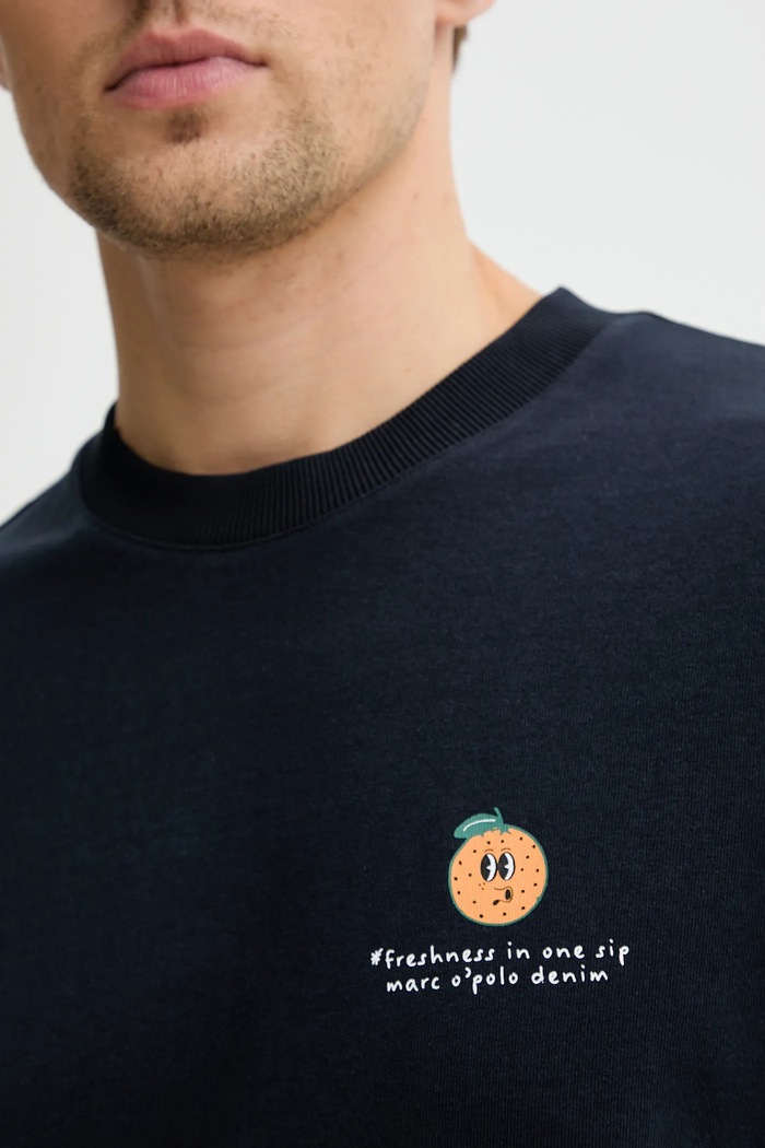 Marc O'Polo tricou din bumbac 5000010968 bleumarin
