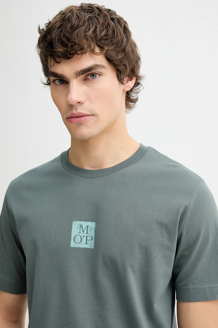Marc O'Polo tricou din bumbac verde 5000012682