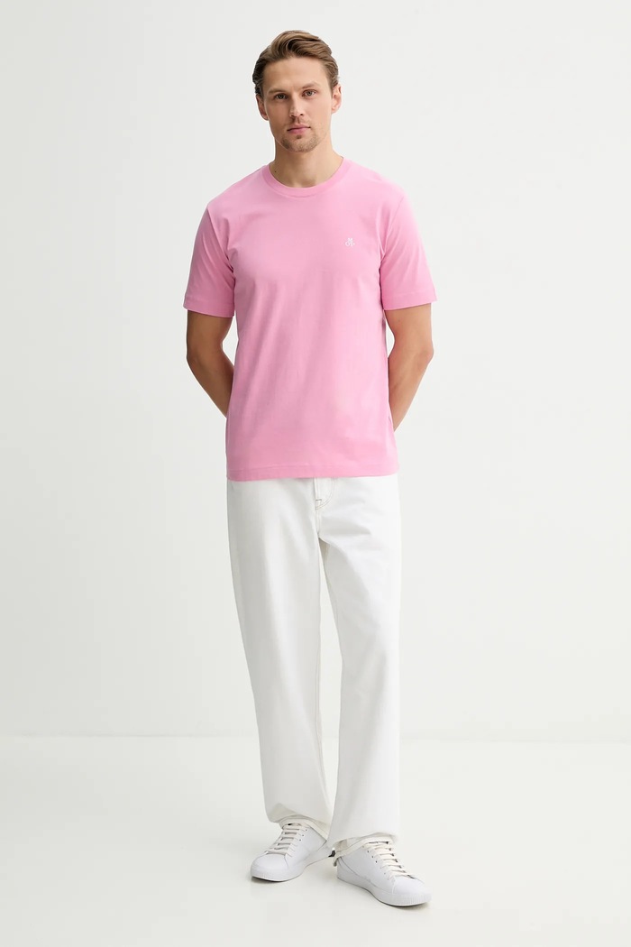 Marc O'Polo tricou din bumbac 5000012685 roz SS26