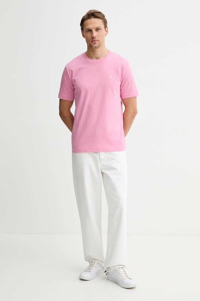 Marc O'Polo tricou din bumbac 5000012685 roz SS26