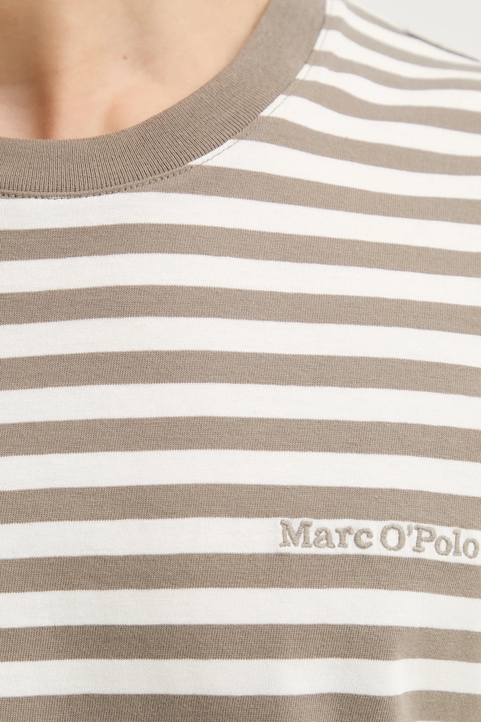 Bavlnené tričko Marc O'Polo 5000012687 biela