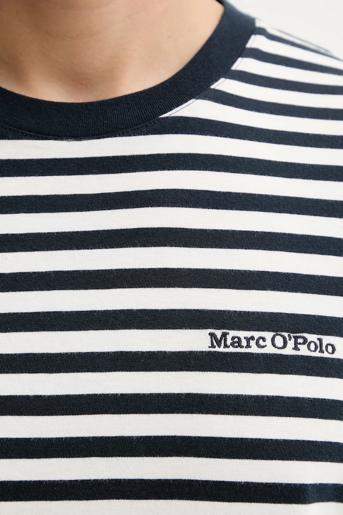 Bavlnené tričko Marc O'Polo 5000012687 tmavomodrá