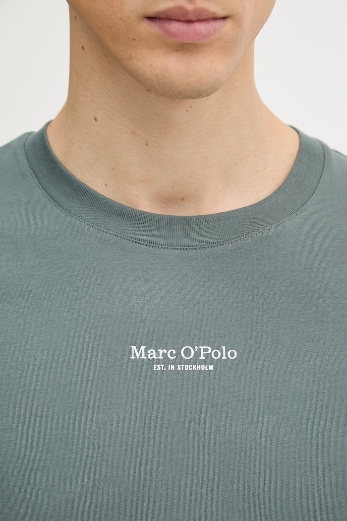 Marc O'Polo tričko pánske bavlnené 5000012689 zelená