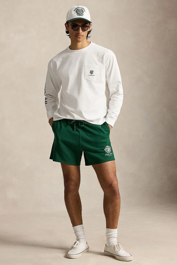 Odzież Polo Ralph Lauren longsleeve męski bawełniany 710B16045 biały