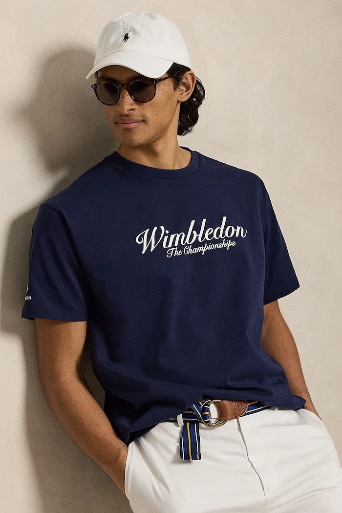 Polo Ralph Lauren T-shirt męski bawełniany granatowy 710B16059