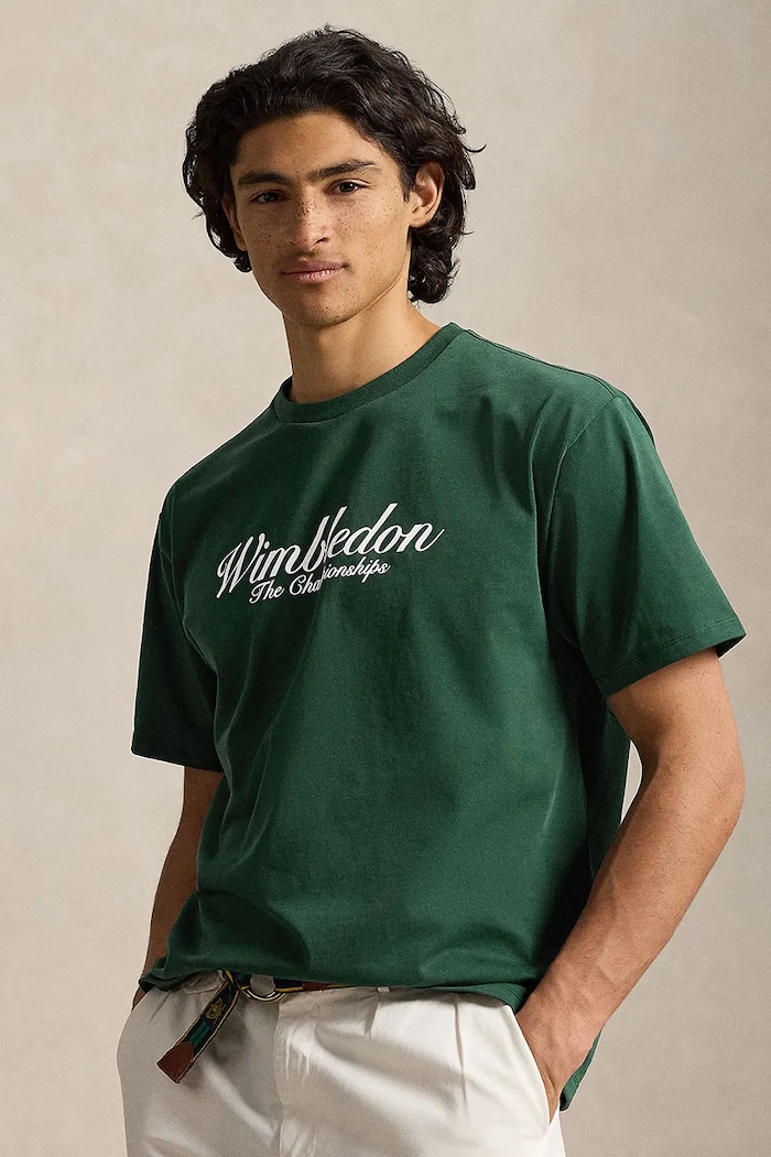 Polo Ralph Lauren T-shirt męski bawełniany zielony 710B16059