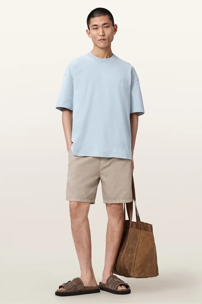 Îmbrăcăminte AllSaints ODYSSEY M008PE albastru
