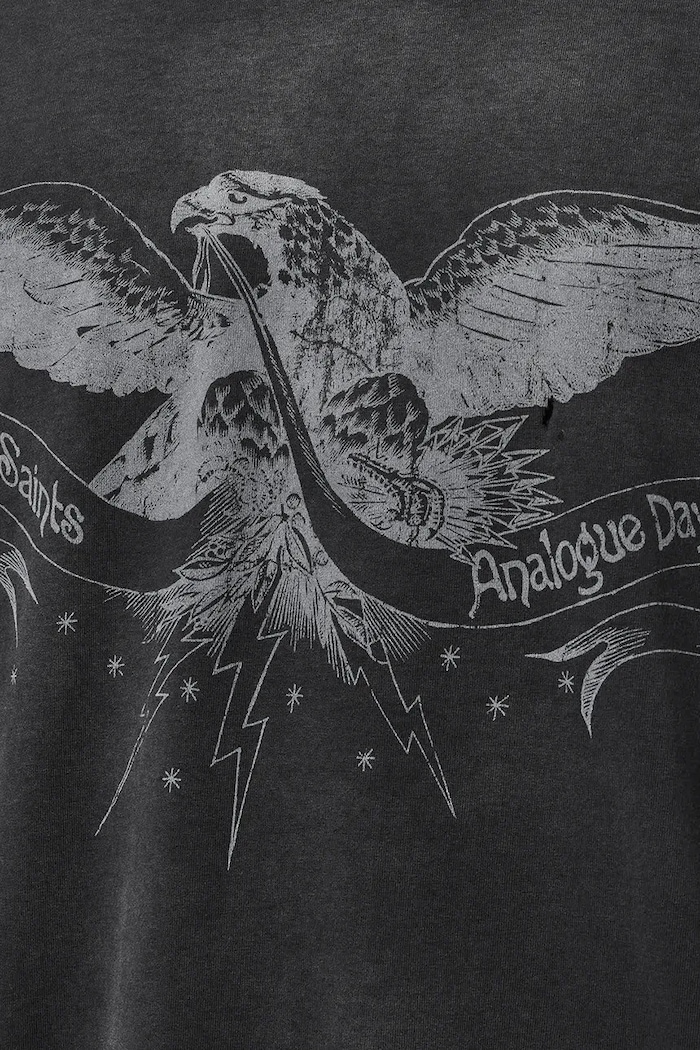 AllSaints pánske bavlnené tričko AETERNA M010PE čierna