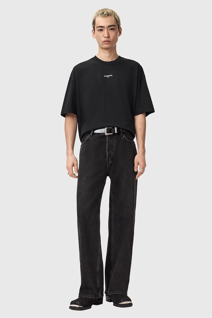 Abbigliamento AllSaints t-shirt in cotone MIKRO M028JE nero