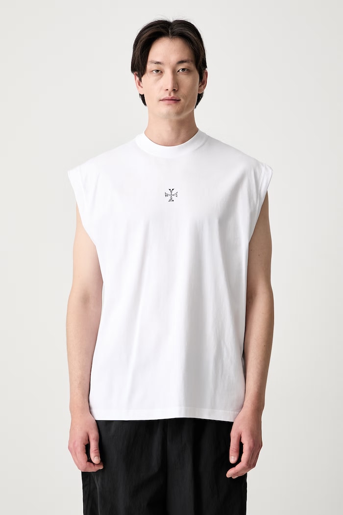 Vetements Cross Logo топ от памук мъжки стандартна бял ME76TR175W