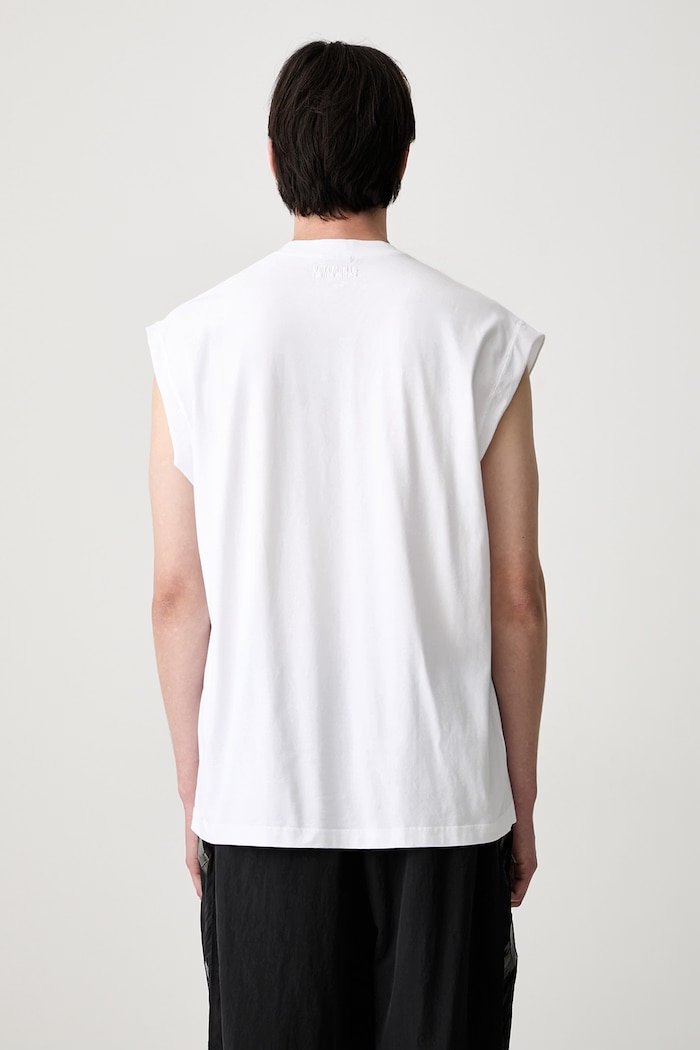 Дрехи Vetements Cross Logo топ от памук мъжки ME76TR175W бял