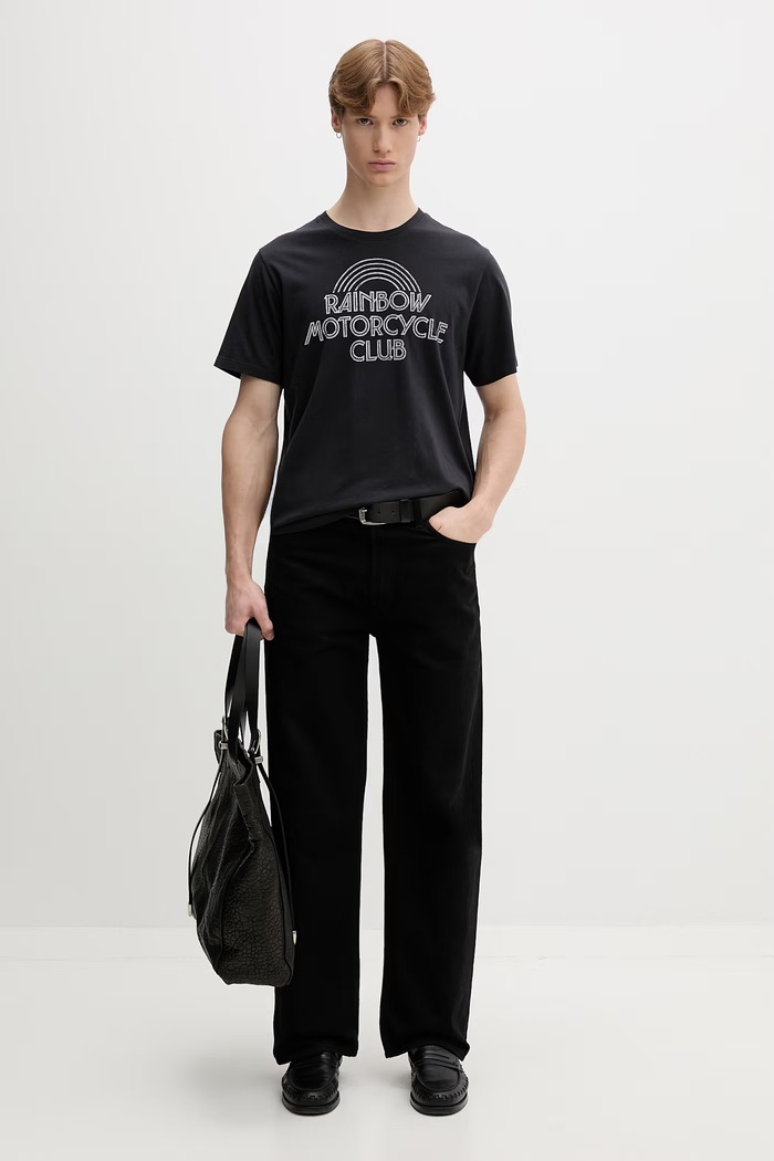 Levi's tričko pánske bavlnené COMMUNITY TEE x PRIDE 24671.0048 čierna SS26