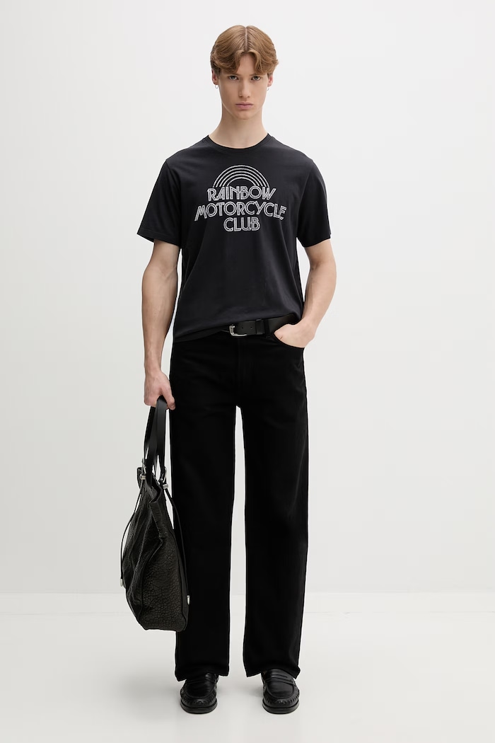 Levi's tričko pánske bavlnené COMMUNITY TEE x PRIDE 24671.0048 čierna SS26