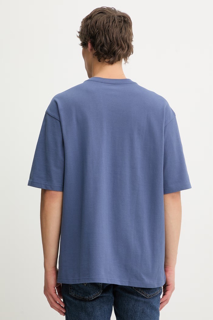 Îmbrăcăminte Levi's tricou din bumbac SS TEE x WORKWEAR A5850.0026 albastru
