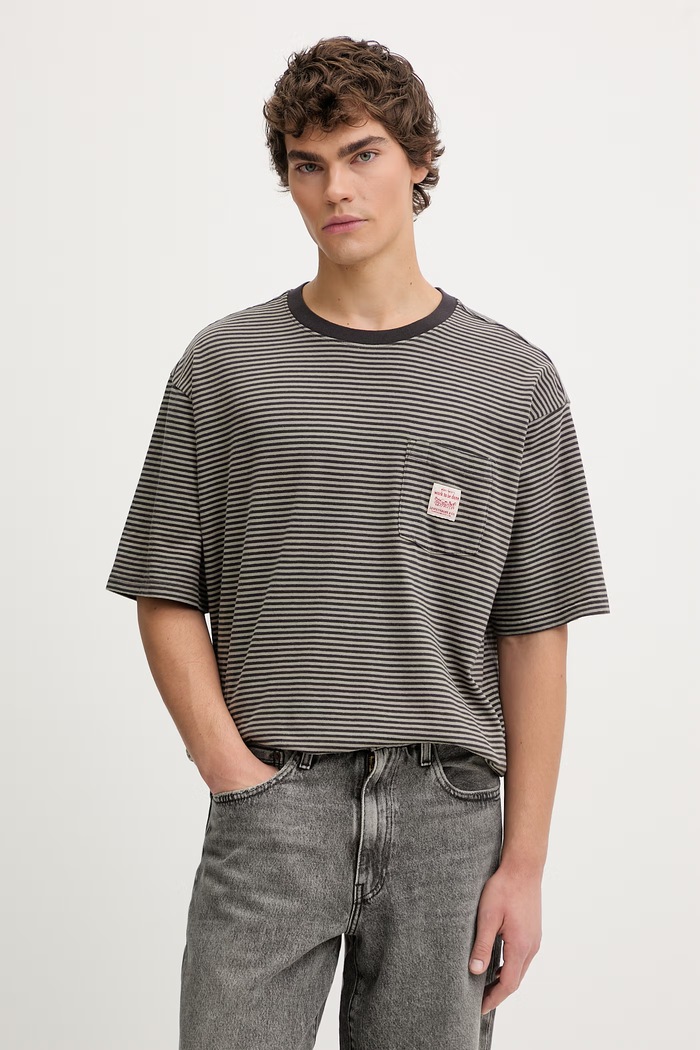 Levi's tricou din bumbac SS TEE x WORKWEAR cu modele negru A5850.0028