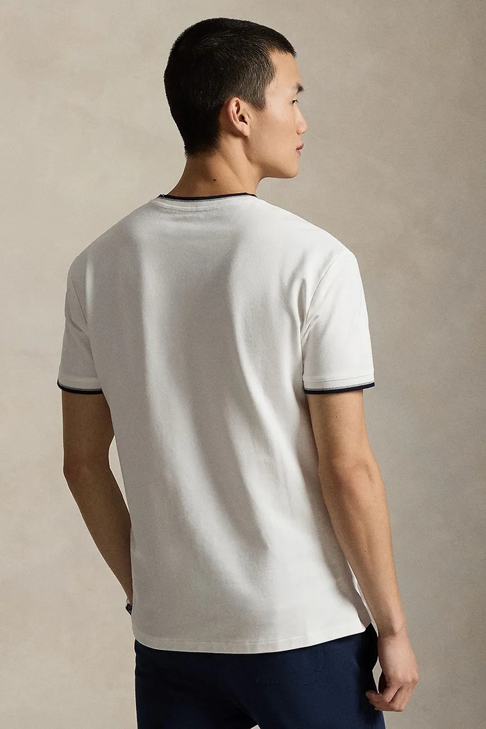 Tričko Polo Ralph Lauren 710963492 biela SS26