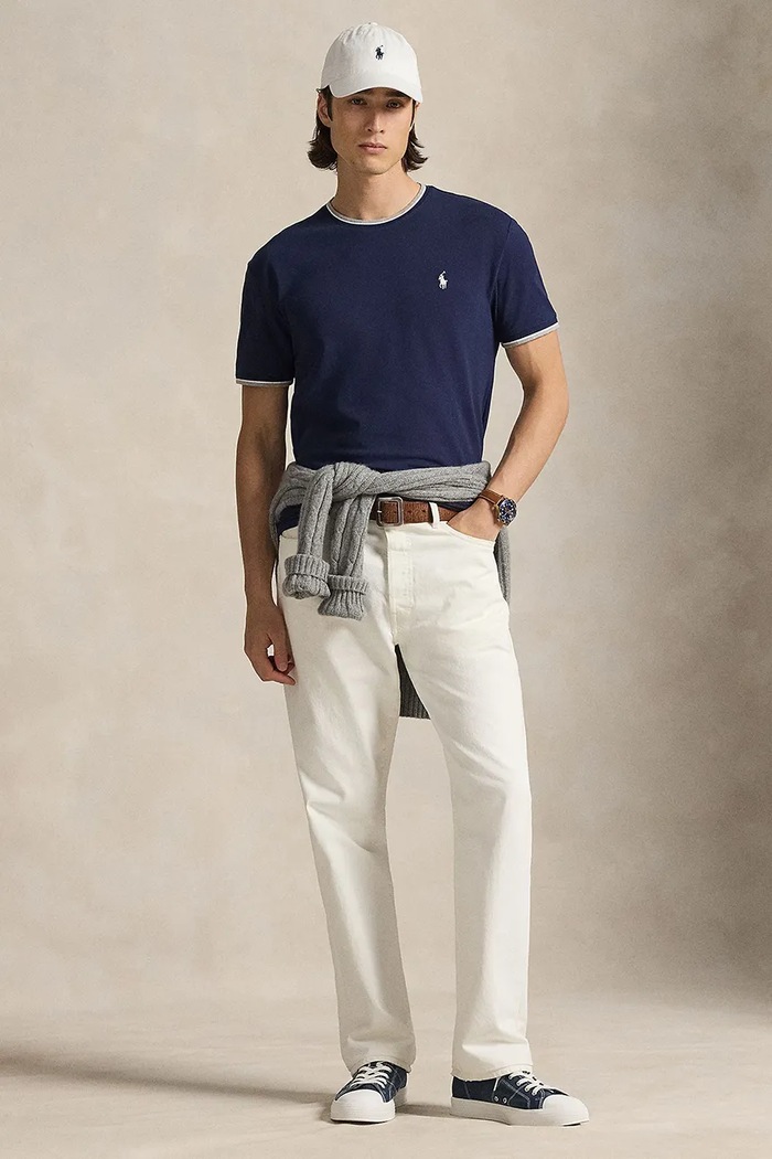 Odzież Polo Ralph Lauren t-shirt 710963492 granatowy