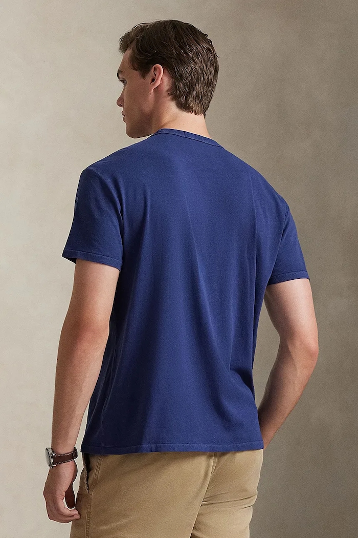 Polo Ralph Lauren tricou pentru bărbați, din bumbac 710B13523 albastru SS26