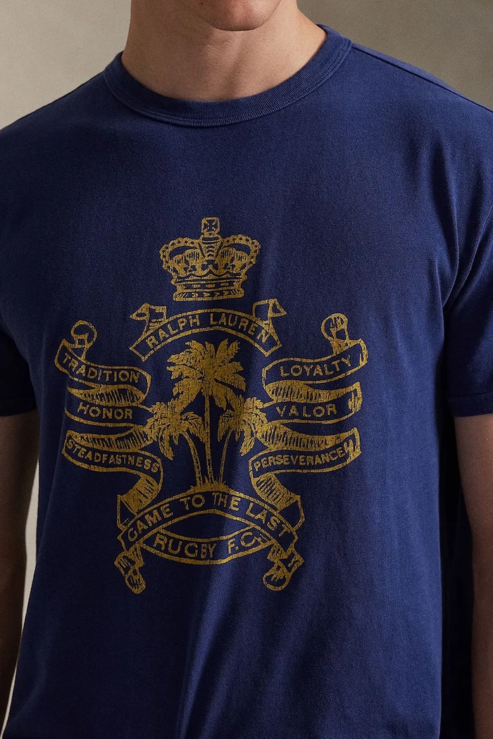Polo Ralph Lauren tricou pentru bărbați, din bumbac albastru 710B13523