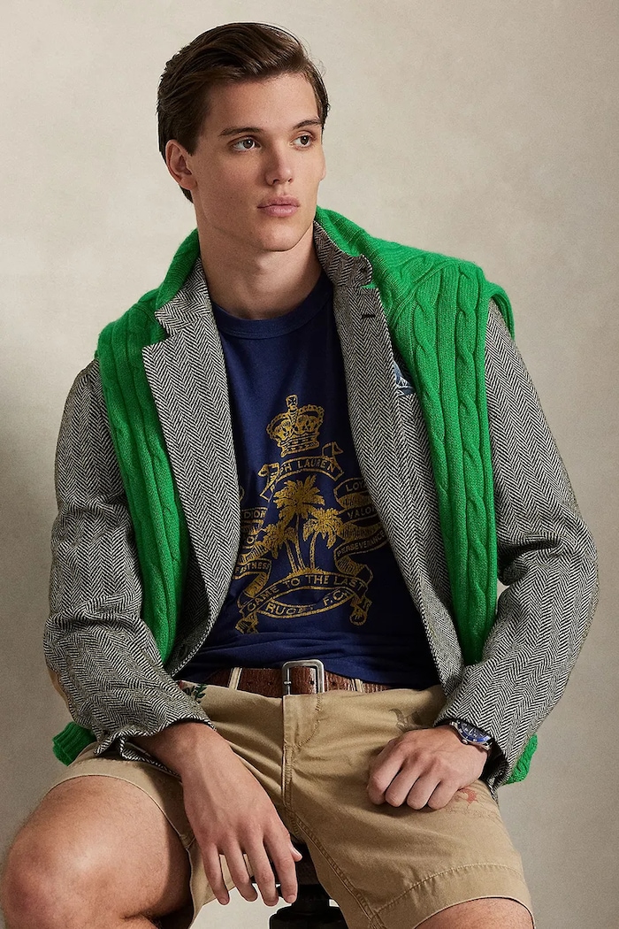 Polo Ralph Lauren tricou pentru bărbați, din bumbac 710B13523 albastru
