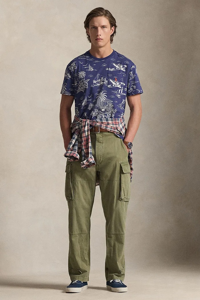 Oblečenie Bavlnené tričko Polo Ralph Lauren 710B16619 tmavomodrá