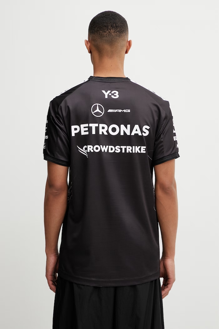 Odzież Y-3 x F1 DRVR SS JRS T-shirt męski KT2226 czarny
