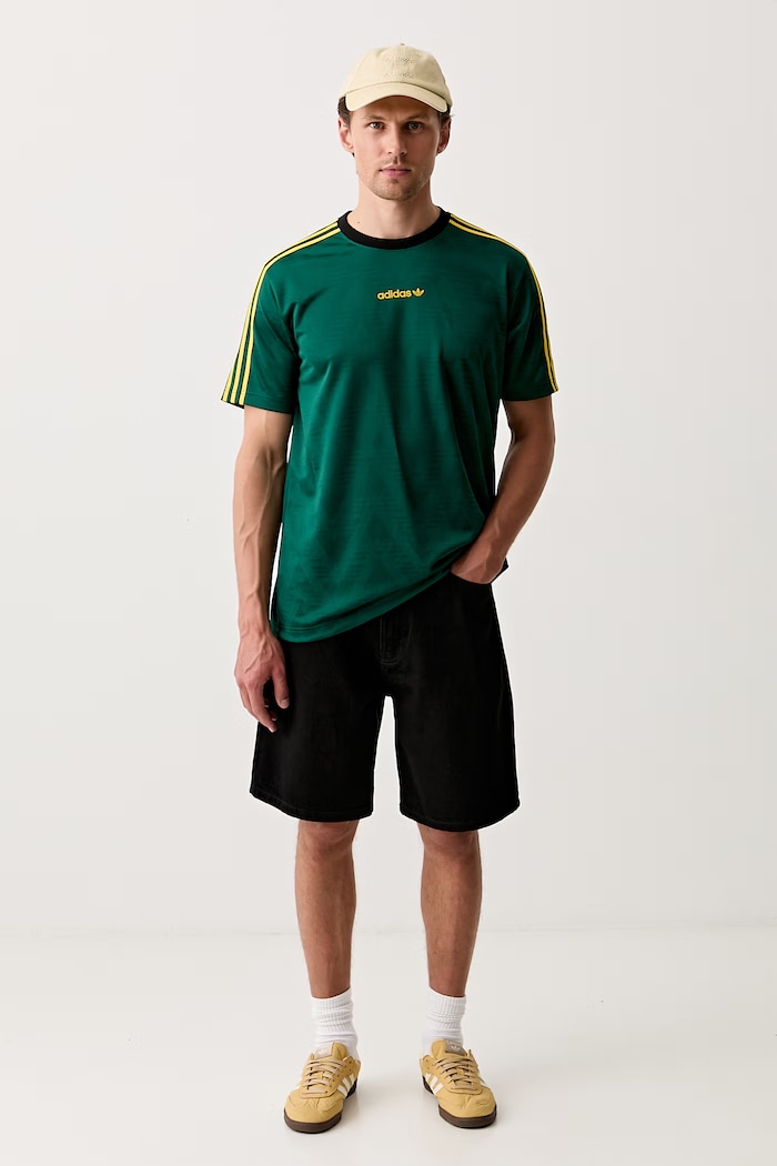 adidas Originals T-shirt męski JACQUARD JSY KE3337 zielony SS26