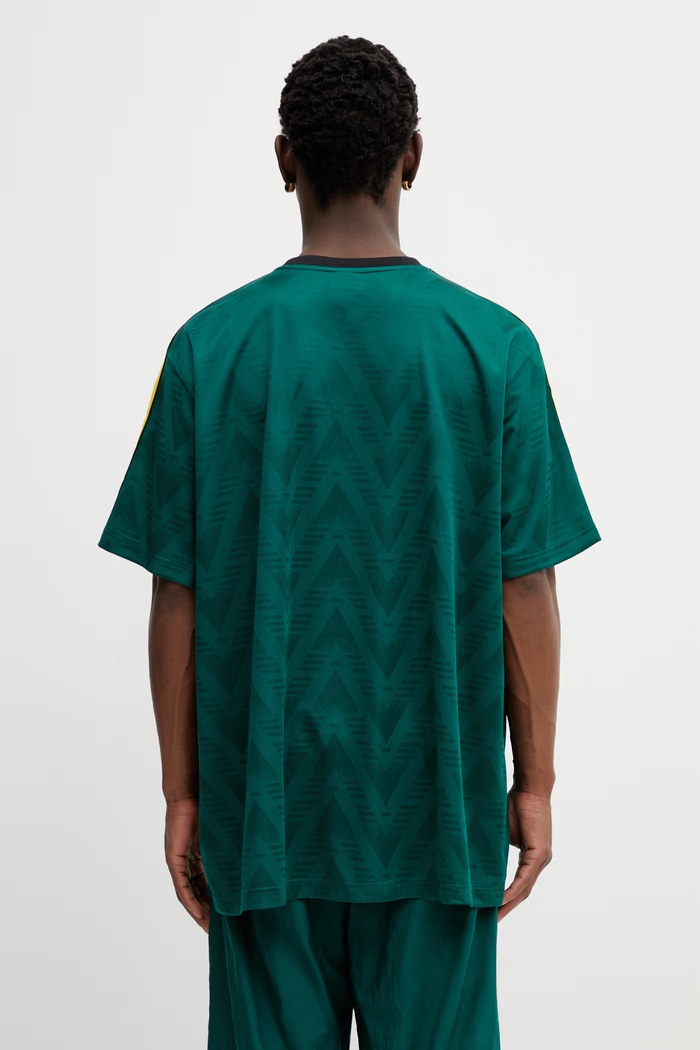 Oblečenie adidas Originals JACQUARD JSY tričko pánske KE3337 zelená