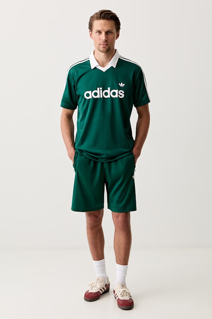 adidas Originals тениска с яка мъжка JSY KE3582 зелен SS26