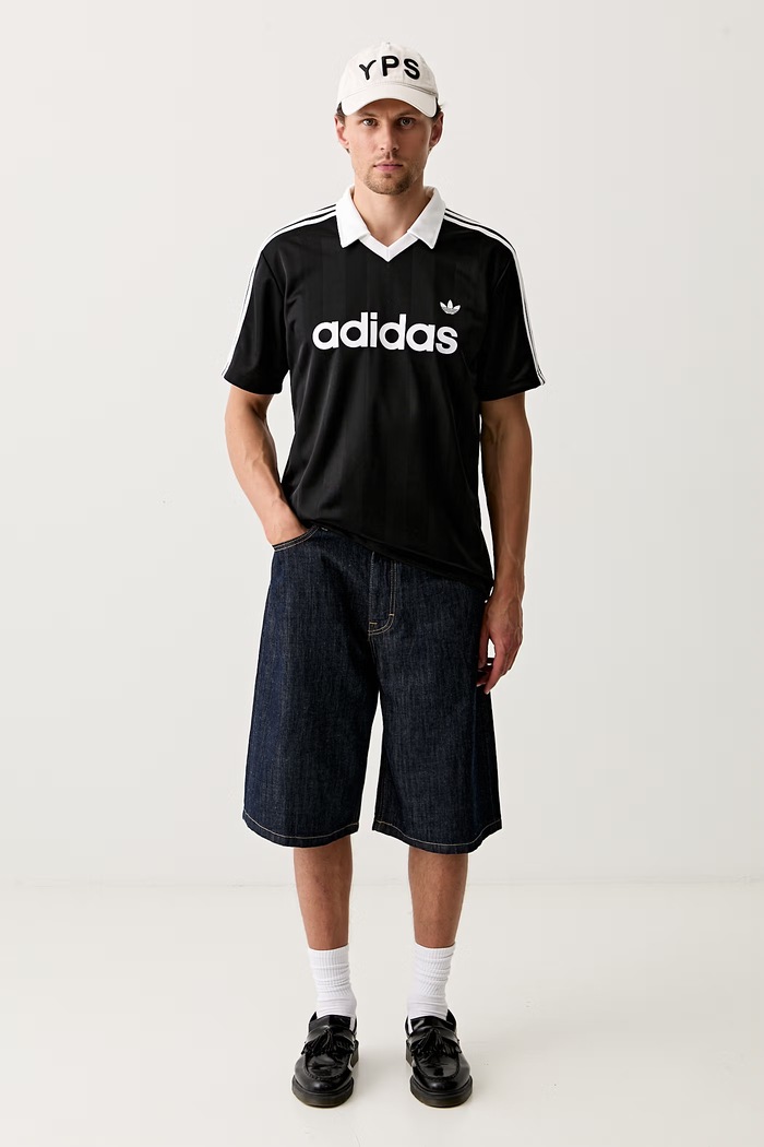 adidas Originals polo tričko pánske JSY KE3584 čierna SS26