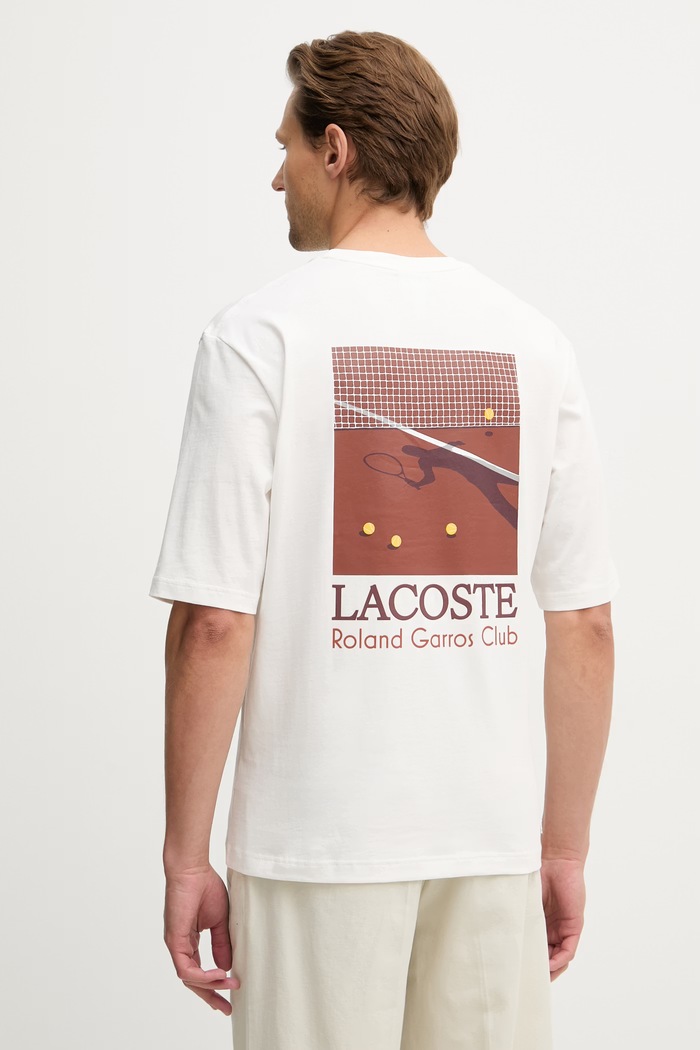 Lacoste тениска мъжка памучна бял TH0375