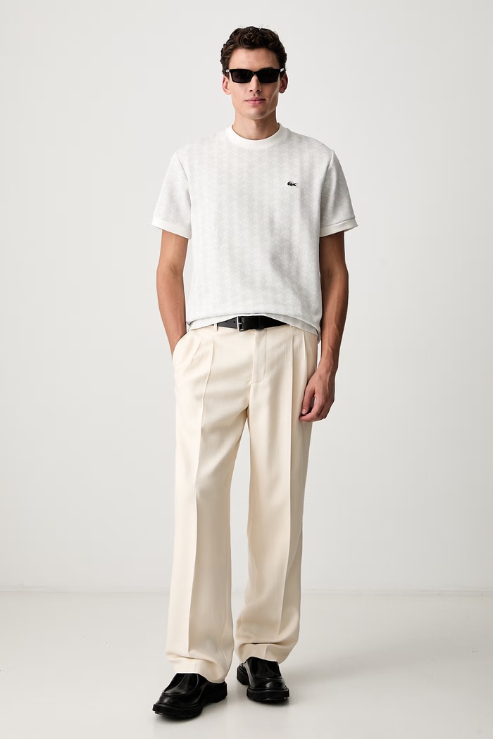 Lacoste tricou pentru bărbați TH1197 gri SS26