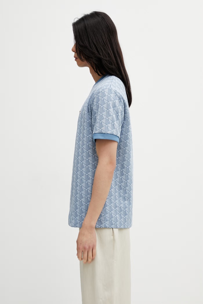 Lacoste t-shirt ανδρικό TH1197 μπλε SS26