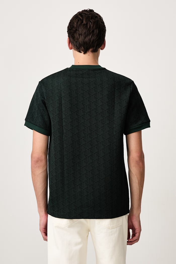 Odzież Lacoste T-shirt męski TH1197 zielony